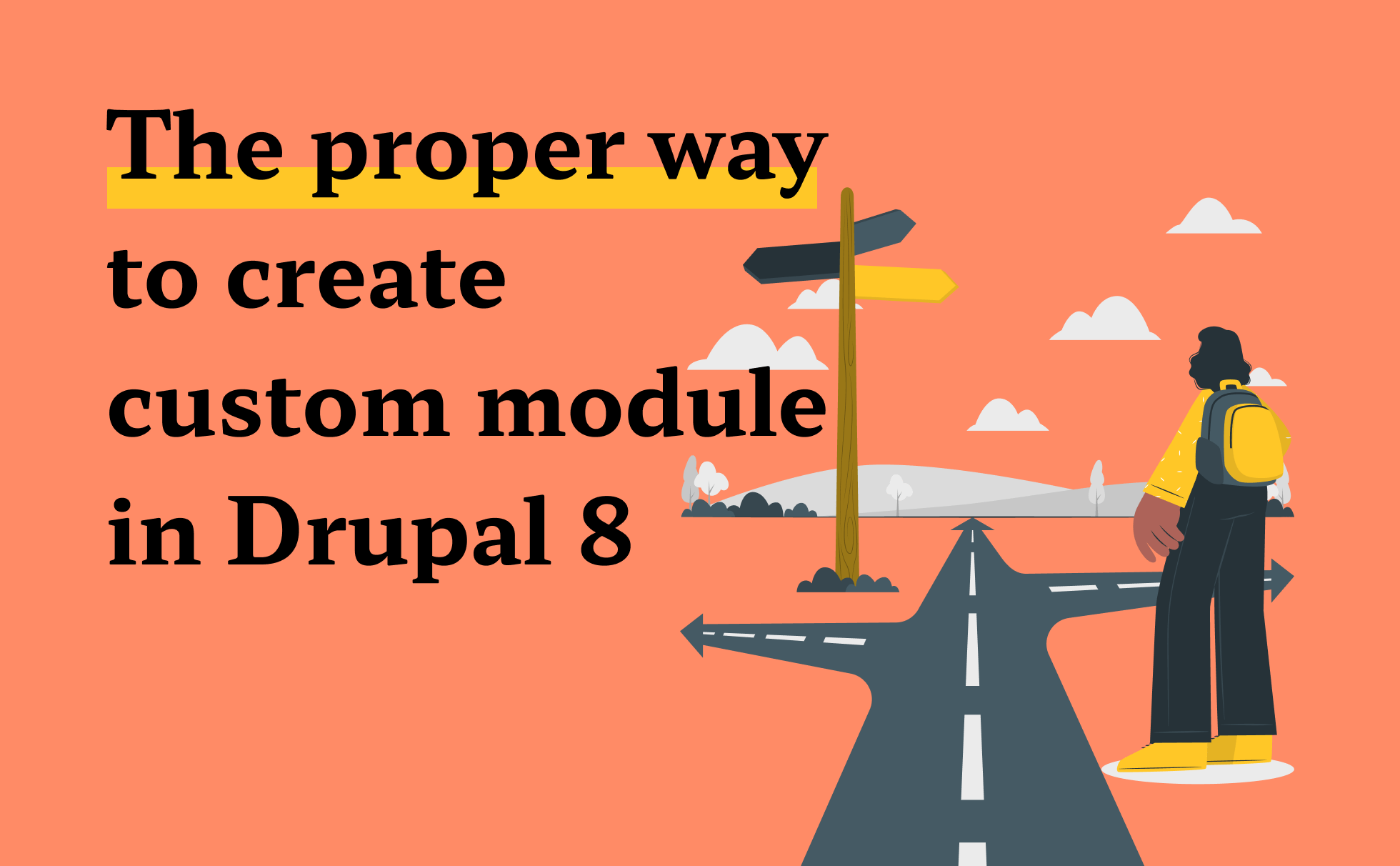 The proper way to create custom module in Drupal 8