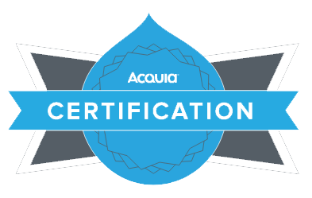 アクイア認定Drupal認定試験のロゴ