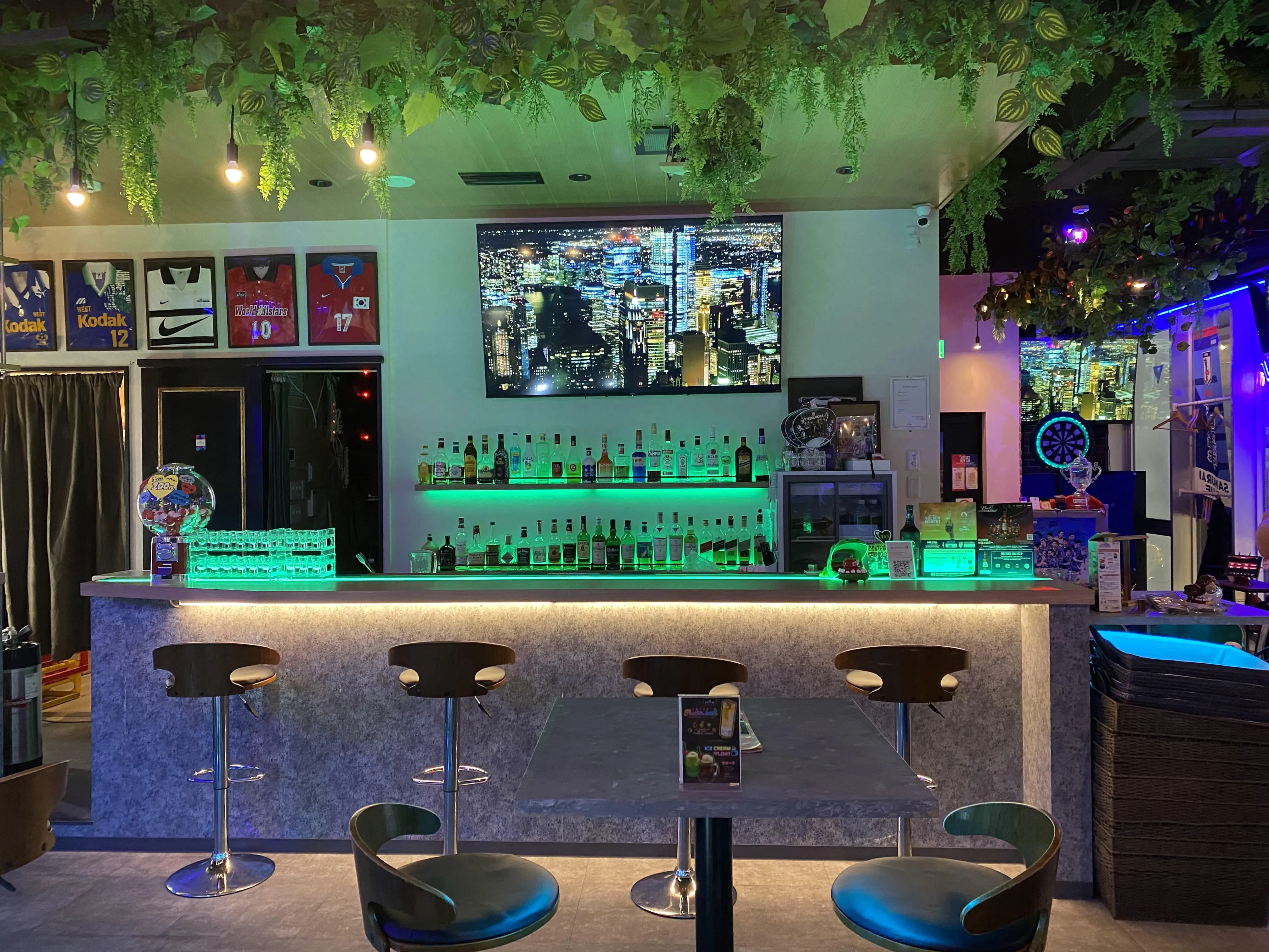 店内のディスプレイ設置イメージ